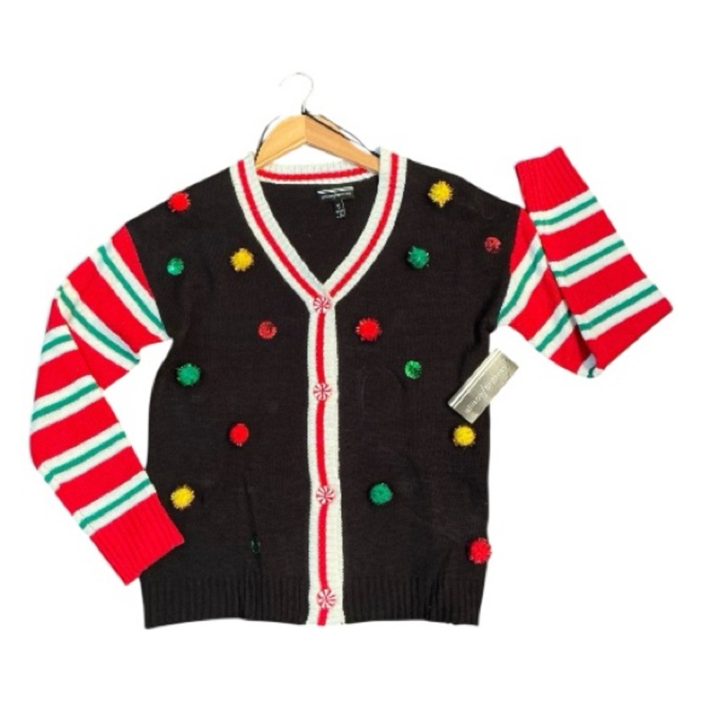 NWT Ugly Christmas Sweater Cardigan